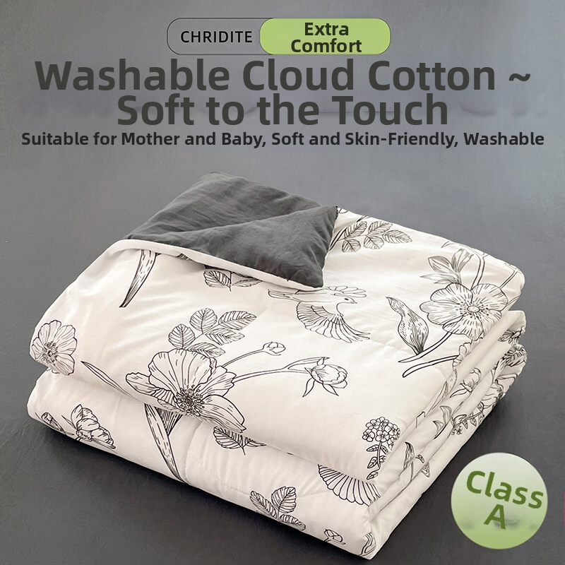 Tehase otsene 2024. aasta uus A-klassi pestud pilvepuuvillast suvine uba suvine jahe konditsioneeriga tekk lastele õpilaste voodipesu