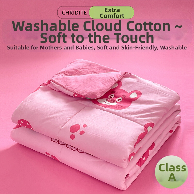 Tehase otsene 2024. aasta uus A-klassi pestud pilvepuuvillast suvine uba suvine jahe konditsioneeriga tekk lastele õpilaste voodipesu