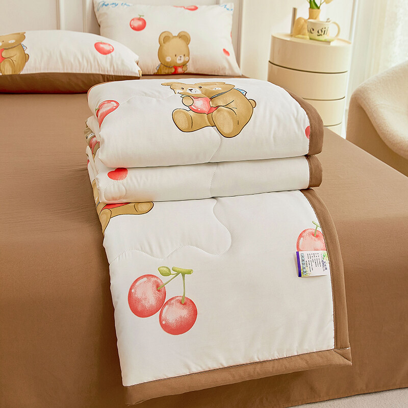 Tehase otsene 2024. aasta uus A-klassi pestud pilvepuuvillast suvine uba suvine jahe konditsioneeriga tekk lastele õpilaste voodipesu