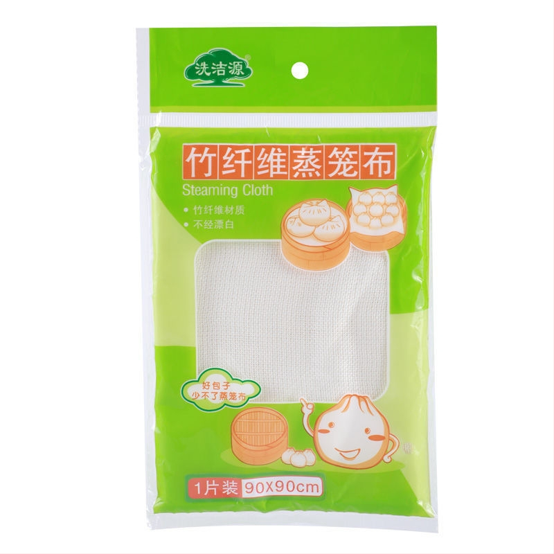 Bambusa šķiedras tvaikoņa audums, nepiedegošs mājsaimniecības kokvilnas tvaikoņa paklājiņš, kvadrātveida formas tvaicēta bulciņas oderes auduma marles auduma vairumtirdzniecības partija