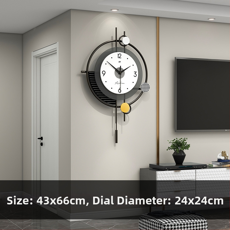 Sieninis laikrodis, svetainės laikrodis, namams, modernus, paprastas, madingas, dekoruotas, restoranas, tylus, aukštos klasės, pakabinamas ant sienos.
