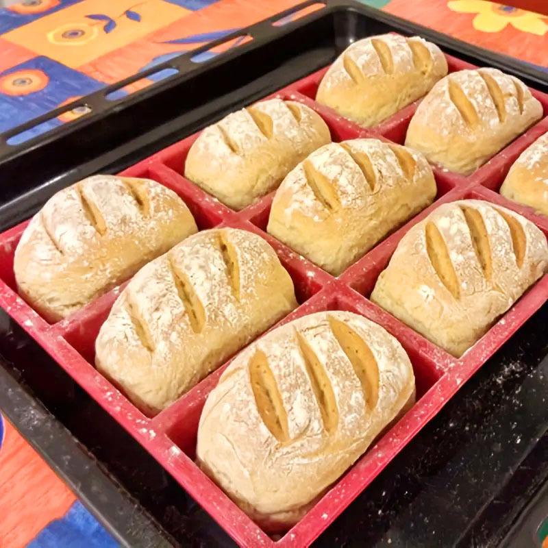 Koogivorm 9-ruudukujulised restid, ruudukujulised silikoonist küpsetusvormid, toidu silikoonist ahjuvorm, omatehtud leib, kook