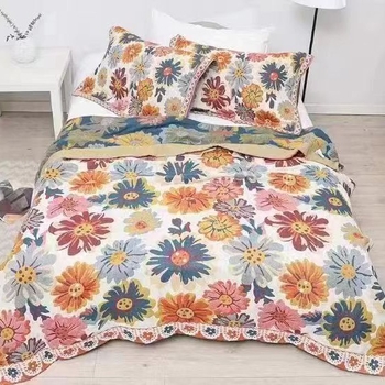 Puuvillane marlitekk Puuvillane nelja aastaaja tekk mitmekihiline liivakangast uinakutekk ühe- ja kaheinimese rätikuteki tehase hulgimüük