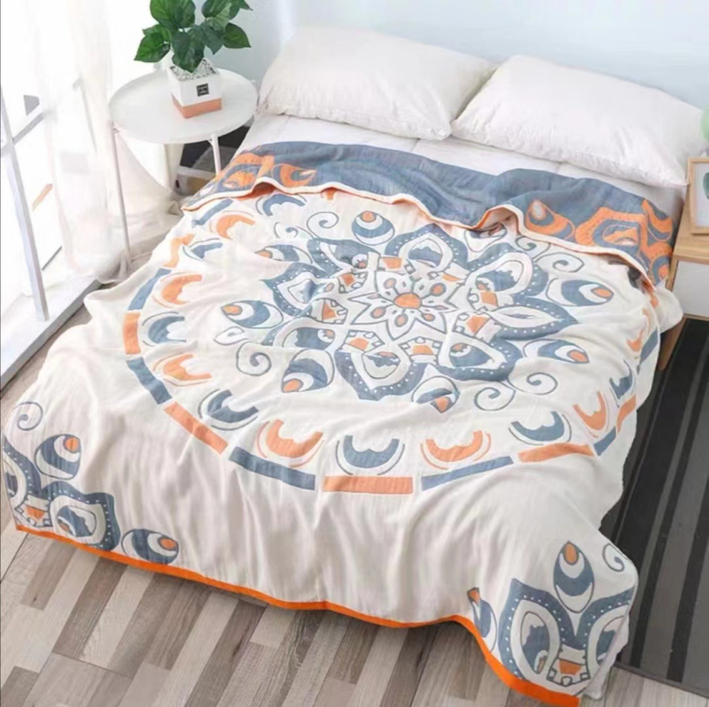 Puuvillane marlitekk Puuvillane nelja aastaaja tekk mitmekihiline liivakangast uinakutekk ühe- ja kaheinimese rätikuteki tehase hulgimüük