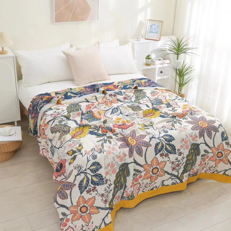 Puuvillane marlitekk Puuvillane nelja aastaaja tekk mitmekihiline liivakangast uinakutekk ühe- ja kaheinimese rätikuteki tehase hulgimüük