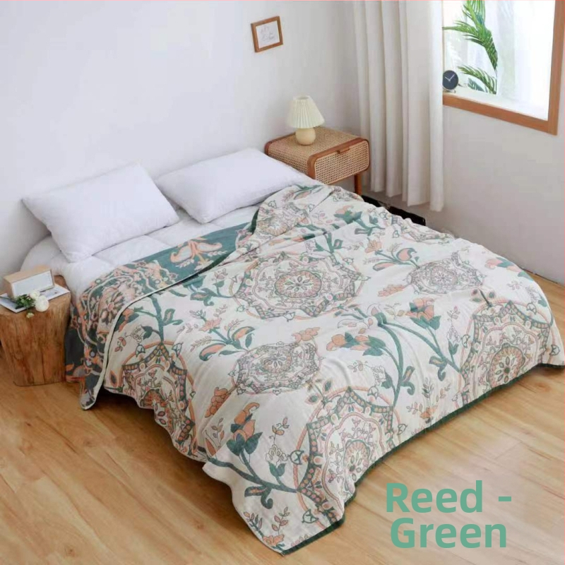 Puuvillane marlitekk Puuvillane nelja aastaaja tekk mitmekihiline liivakangast uinakutekk ühe- ja kaheinimese rätikuteki tehase hulgimüük