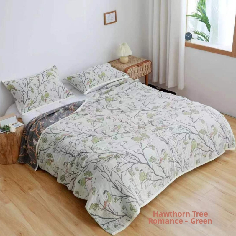 Puuvillane marlitekk Puuvillane nelja aastaaja tekk mitmekihiline liivakangast uinakutekk ühe- ja kaheinimese rätikuteki tehase hulgimüük