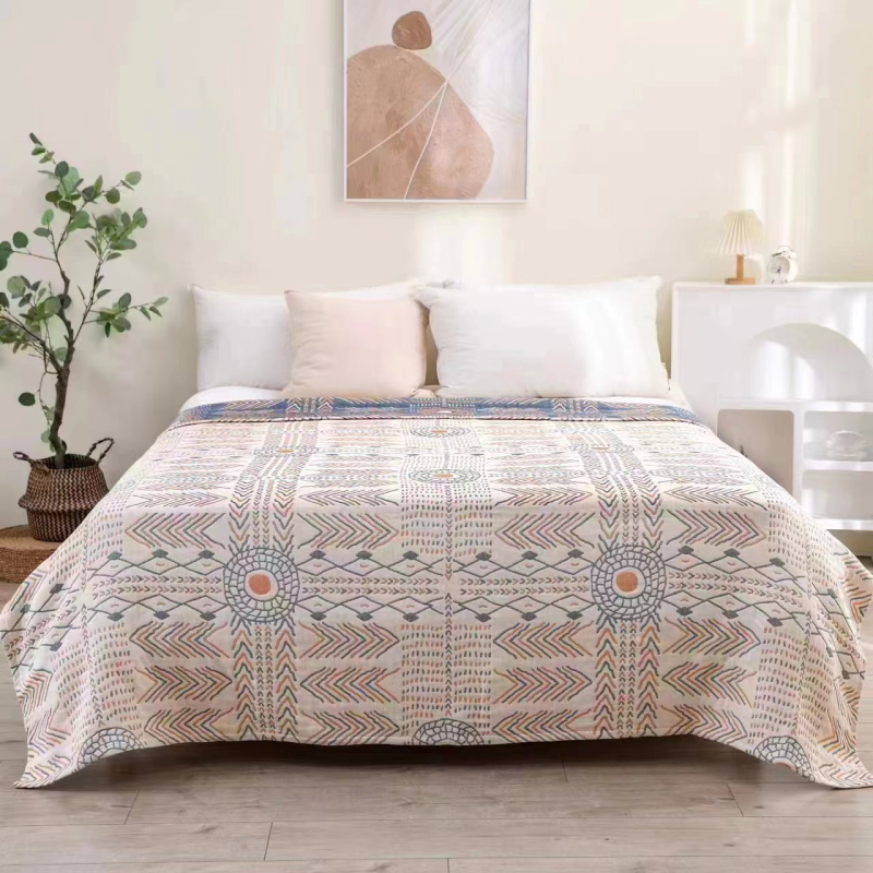 Puuvillane marlitekk Puuvillane nelja aastaaja tekk mitmekihiline liivakangast uinakutekk ühe- ja kaheinimese rätikuteki tehase hulgimüük