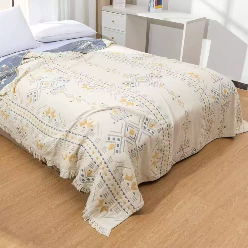 Puuvillane marlitekk Puuvillane nelja aastaaja tekk mitmekihiline liivakangast uinakutekk ühe- ja kaheinimese rätikuteki tehase hulgimüük