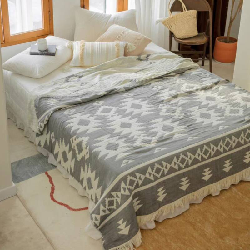 Puuvillane marlitekk Puuvillane nelja aastaaja tekk mitmekihiline liivakangast uinakutekk ühe- ja kaheinimese rätikuteki tehase hulgimüük