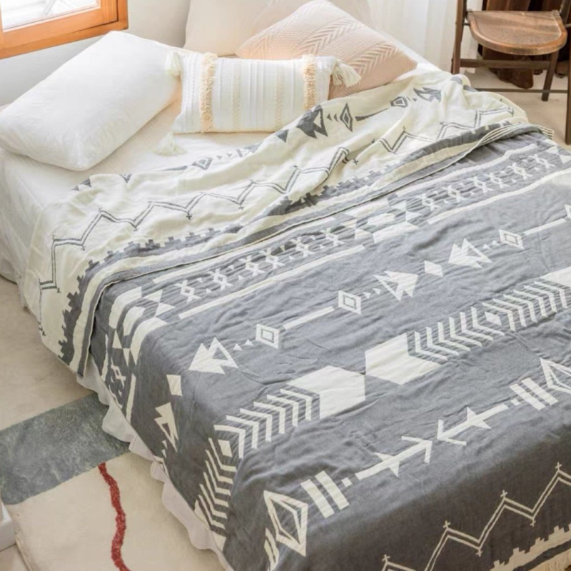 Puuvillane marlitekk Puuvillane nelja aastaaja tekk mitmekihiline liivakangast uinakutekk ühe- ja kaheinimese rätikuteki tehase hulgimüük