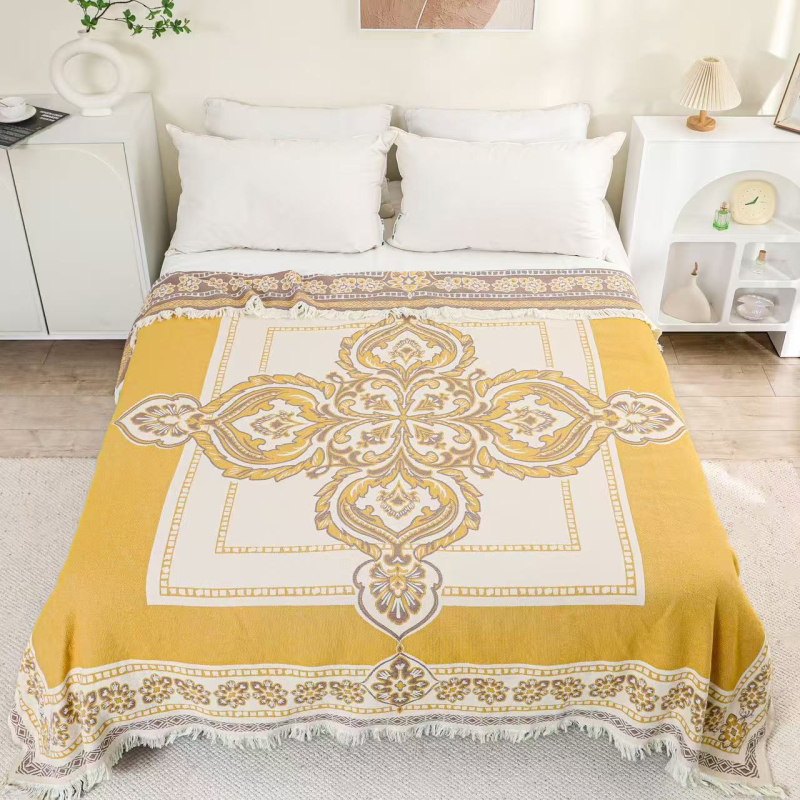 Puuvillane marlitekk Puuvillane nelja aastaaja tekk mitmekihiline liivakangast uinakutekk ühe- ja kaheinimese rätikuteki tehase hulgimüük