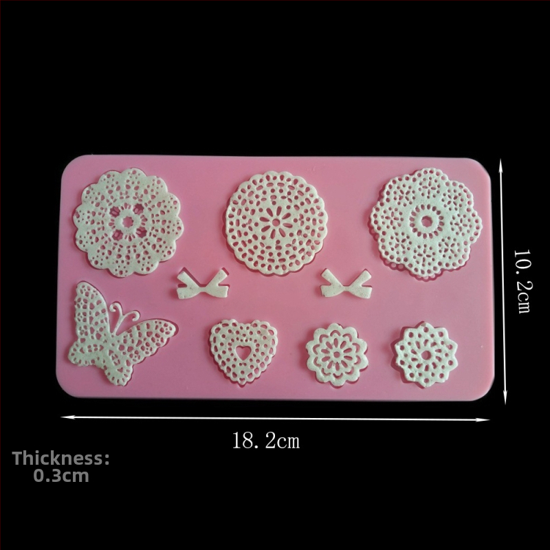 Fondant silikoonist koogivormi küpsetusvahendid koogipitsvormi šokolaadivormi loominguline kuju