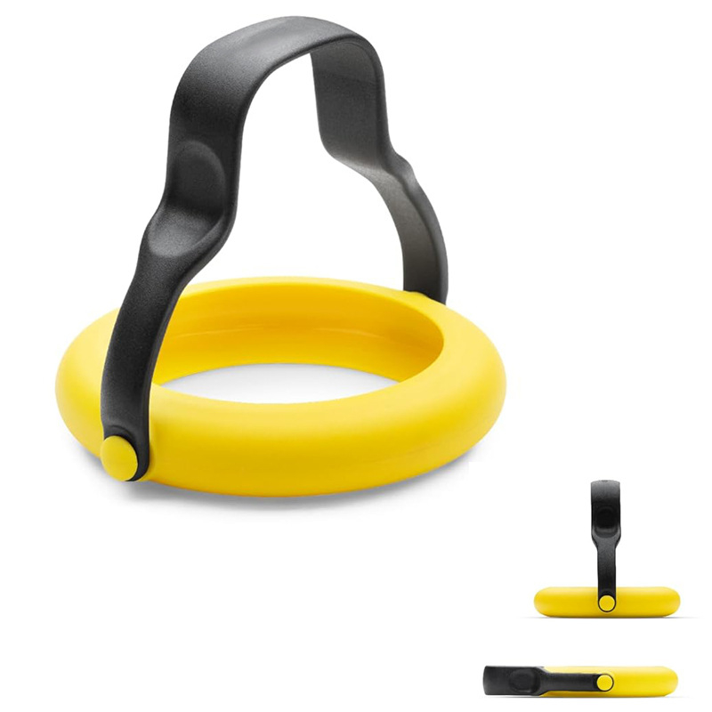 Kūrybinė silikoninė omleto forma, torto forma, kepimo virtuvės įrankis, apvalus nelimpantis omletas, omleto žiedas, omletas