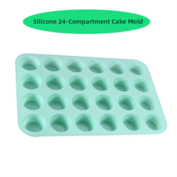 laos hulgimüügis piiriülene silikoonist ümmargune 24-kordne koogivorm munakoogi Mafeni tassivorm küpsetusvahendid koogi küpsetusplaat