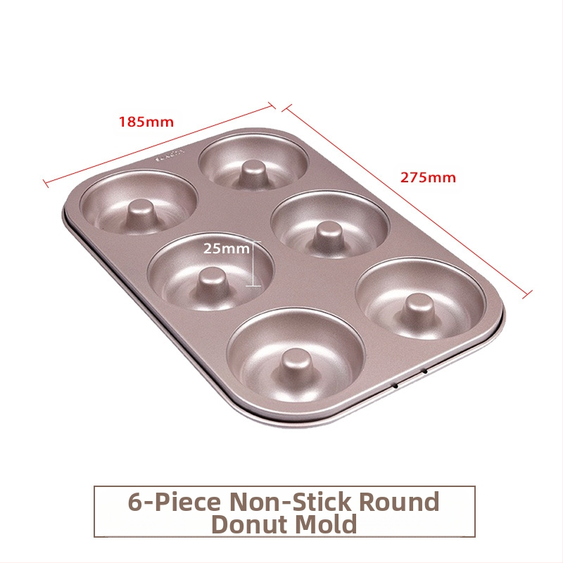 Yangcheni küpsetamine 12 sõõrikuvormi mittenakkuva süsinikterasest mitmekujuline ümmargune leivakoogivorm ahjuküpsetamiseks