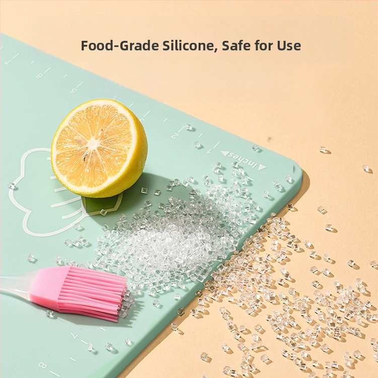 Силиконова подложка за месене за домакински нужди, удебелена подложка за кнедли, подвижна пластмаса