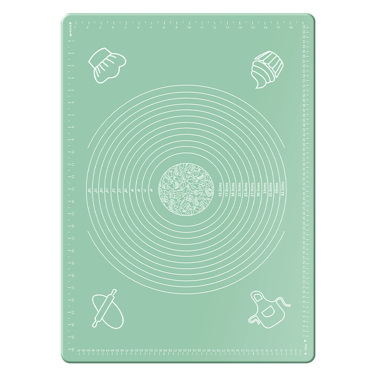 Toidukvaliteediga majapidamises kasutatav silikoonist sõtkumismatt ja nuudlimatt, paksendatud pelmeenide matt, rullitav plast