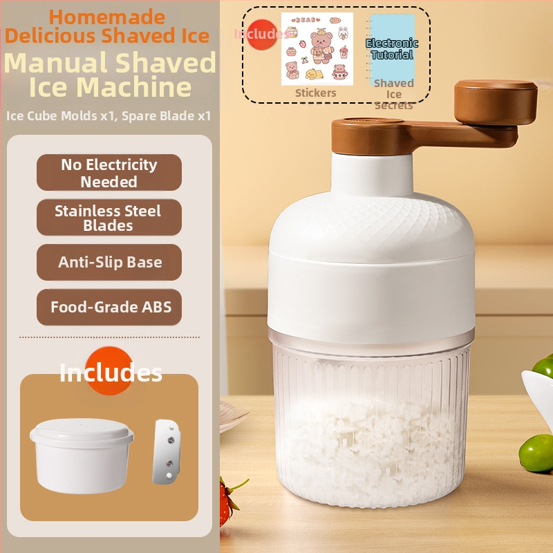 Ledo skutimo mašina, buitinė, maža rankinė ledo smulkintuvo medvilnės ledo mašina, snaigės ledo mašina, rankinė ledo mašina, naktinė turgaus prekystalis