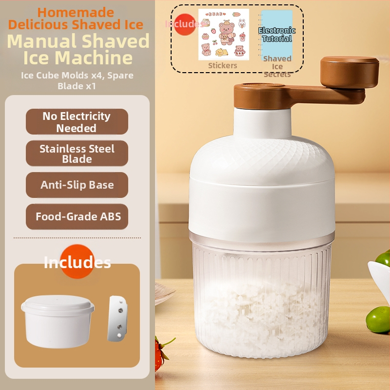 Ledo skutimo mašina, buitinė, maža rankinė ledo smulkintuvo medvilnės ledo mašina, snaigės ledo mašina, rankinė ledo mašina, naktinė turgaus prekystalis