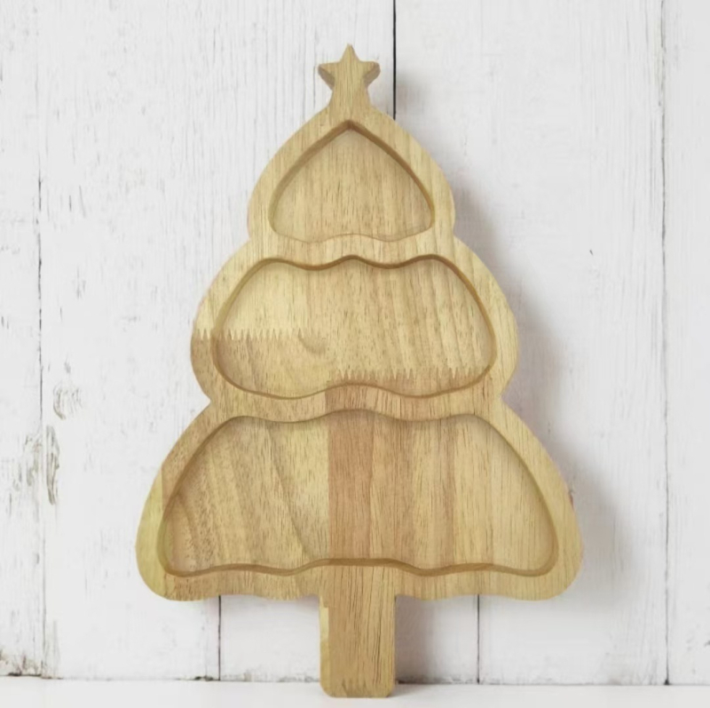 Kalėdinis padėklas su kryželiu, velykinis padėklas, briedžio kalėdinė eglutė, kalėdinė kepurė, zuikutis, dekoratyvinis padėklas iš medžio masyvo