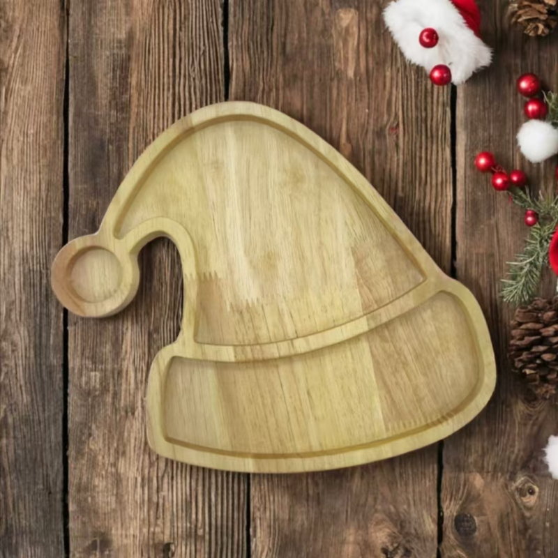 Kalėdinis padėklas su kryželiu, velykinis padėklas, briedžio kalėdinė eglutė, kalėdinė kepurė, zuikutis, dekoratyvinis padėklas iš medžio masyvo