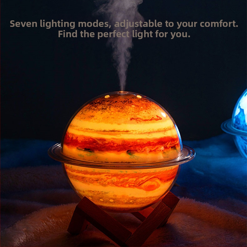 Креативен овлажнител за планета USB настолен овлажнител за земя дом спалня офис пречиствател за вода спрей