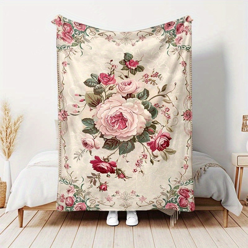 Vintažinė flanelinė antklodė studentų bendrabučio biuro miego antklodė sofos antklodė gamyklos tiesioginė didmeninė prekyba