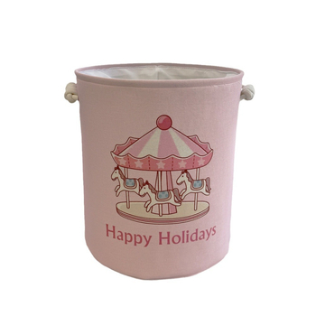 Roosa INS tuulekarussell paksendatud mänguasjade hoiukorv riidest hoiukorv määrdunud riiete ämber riiete hoiustamine ja viimistlemine