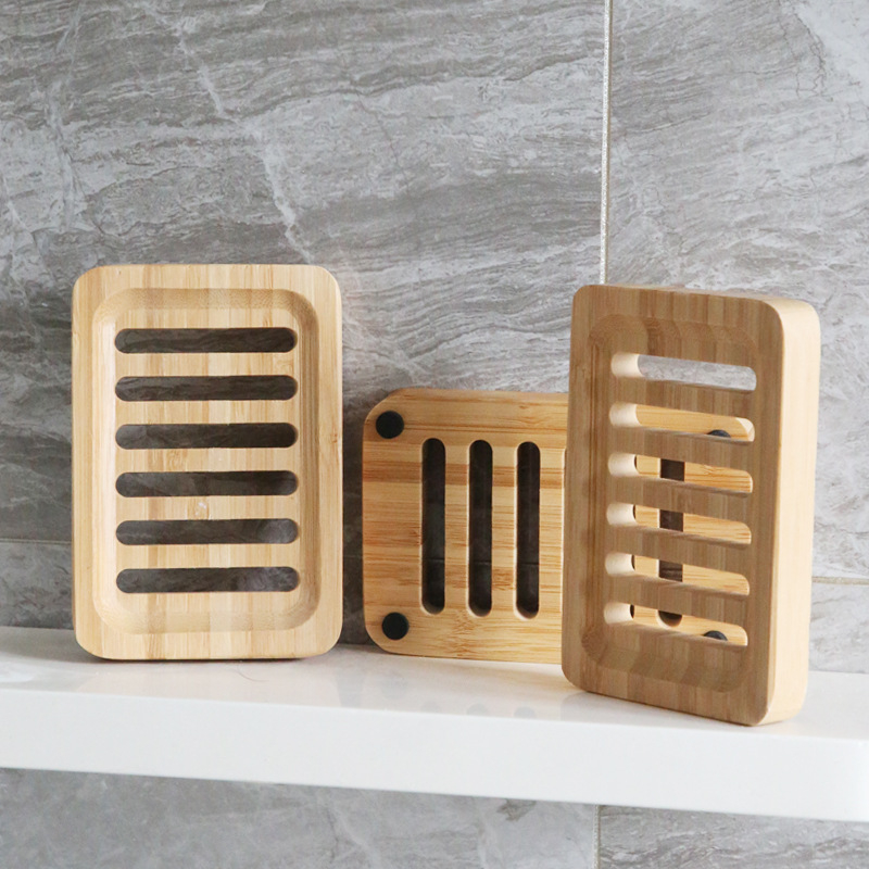 Amazon Supplies Μπαμπού Σαπουνοθήκη Μπάνιου Στραγγιστήρι Σαπουνοθήκη Φορητό Μοντέλο Εργοστασιακή Άμεση Πώληση