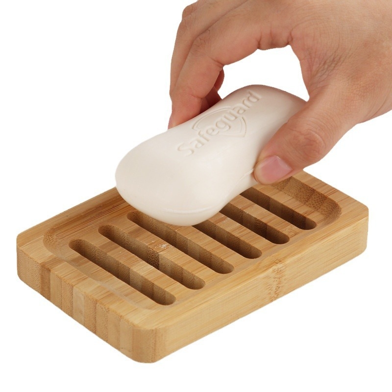 Amazon Supplies Μπαμπού Σαπουνοθήκη Μπάνιου Στραγγιστήρι Σαπουνοθήκη Φορητό Μοντέλο Εργοστασιακή Άμεση Πώληση