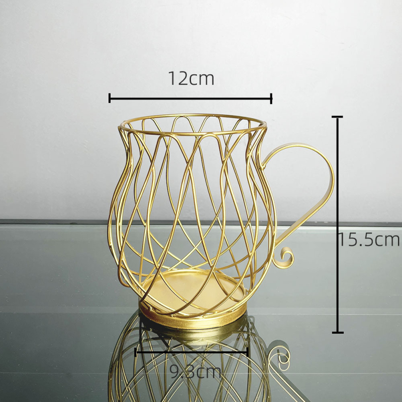 Nordic Light luksuzna geometrijska prijenosna košara za voće, dnevni boravak, kućanski tanjur za voće, košara za pohranu grickalica, kuhinjska košara za ocjeđivanje