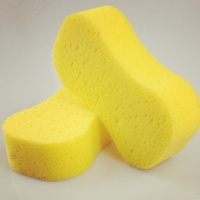 626 Didelė 8 simbolių geltona kempinė didelė vaškavimo kempinė automobilių valymo įrankiai automobilių plovimo kempinė gamykla
