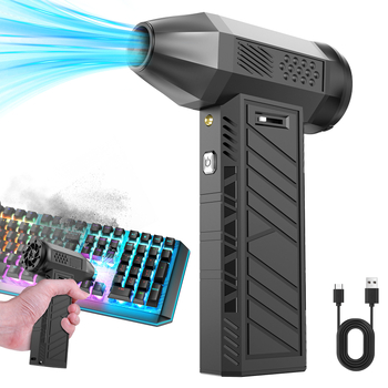 Naujas 130 000 apsisukimų rankinis smurtinis turbo ventiliatorius lauko nešiojamas kempingo degimo dulkių pripučiamas belaidis pūstuvas