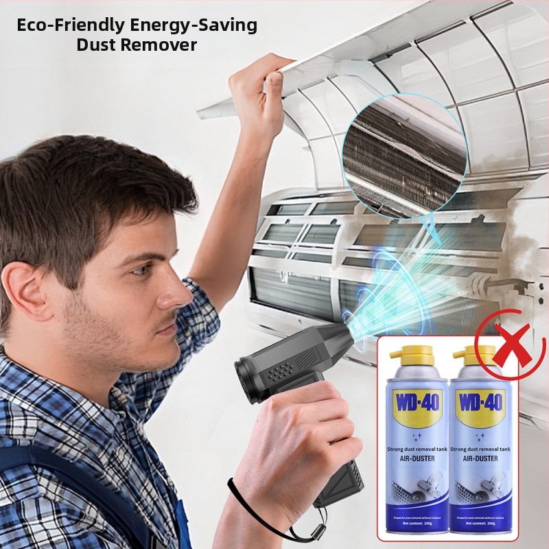 Nový ručný násilný turbo ventilátor s 130 000 otáčkami, vonkajší prenosný kempingový nafukovací bezdrôtový dúchadlo na prach zo spaľovania