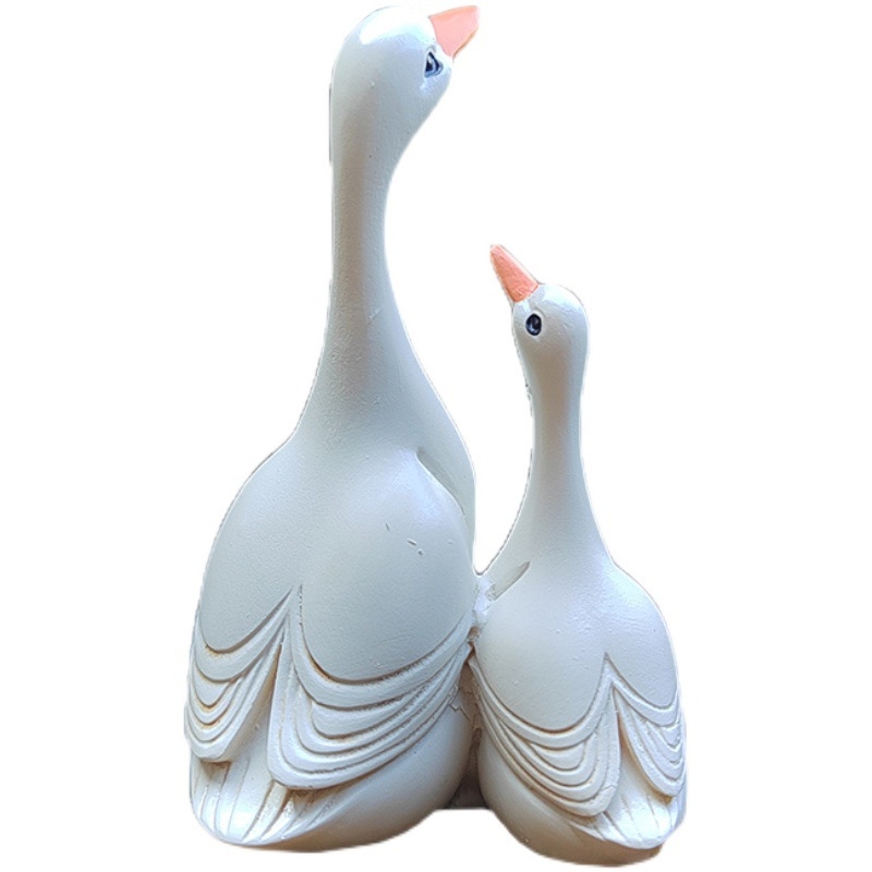 Didelė balta žąsis, maža vientisa antis, kiemo sodas, žuvų tvenkinys, alpinariumas, gėlių vazonas, bonsai, kraštovaizdžio dekoracija, mikro peizažas, maži papuošalai