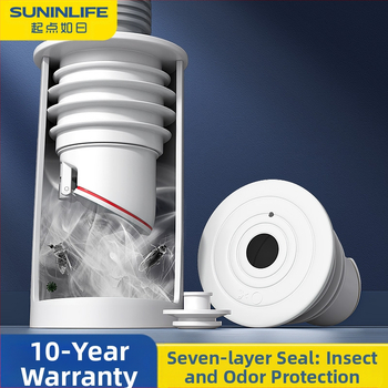 Στεγανοποιητικός δακτύλιος σιλικόνης για σωλήνα αποχέτευσης, τάπα νιπτήρα κουζίνας, τάπα σωλήνα αποχέτευσης πλυντηρίου ρούχων, τεχνητό οσμή κατά της επιστροφής