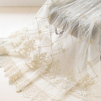 Sandėlyje yra siuvinėta marlės užuolaida iš tarpvalstybinio audinio, amerikietiško europietiško stiliaus, permatoma marlės užuolaida, „Amazon“ marokietiška užuolaida.