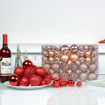 Kalėdinė dovanų dėžutė, dekoratyvinis rutulinis pakabukas, „Pasidaryk pats“ kalėdinės eglutės pakabinamas rutulinis pakabukas, vakarėlio rutulinis pakabukas, kalėdinių kamuoliukų rinkinys