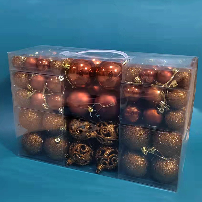 Kalėdinė dovanų dėžutė, dekoratyvinis rutulinis pakabukas, „Pasidaryk pats“ kalėdinės eglutės pakabinamas rutulinis pakabukas, vakarėlio rutulinis pakabukas, kalėdinių kamuoliukų rinkinys