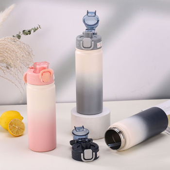 Νέο, υψηλής ποιότητας, φορητό κύπελλο κενού με κλίση, μεγάλης χωρητικότητας από ανοξείδωτο ατσάλι, μονωμένο κύπελλο νερού για άνδρες και γυναίκες φοιτητές, για αναπηδήσεις νερού