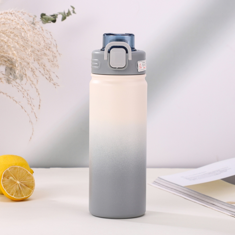 Νέο, υψηλής ποιότητας, φορητό κύπελλο κενού με κλίση, μεγάλης χωρητικότητας από ανοξείδωτο ατσάλι, μονωμένο κύπελλο νερού για άνδρες και γυναίκες φοιτητές, για αναπηδήσεις νερού