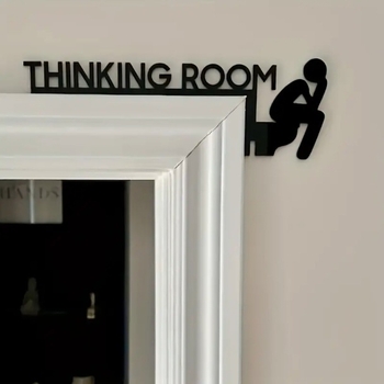 Трансгранична модерна метална мисловна стая, стенна декорация за врата, окачена на стена, консумативи за парти рокля, черна желязна едро