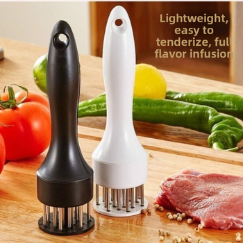 Roostevabast terasest lihapaksendaja sealiha kotlettide, grilli ja marineeritud liha jaoks, praadi paksendamise nõelad, lihapaksendaja tööriist