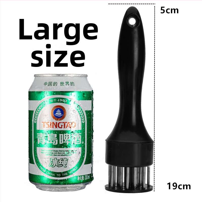 Roostevabast terasest lihapaksendaja sealiha kotlettide, grilli ja marineeritud liha jaoks, praadi paksendamise nõelad, lihapaksendaja tööriist