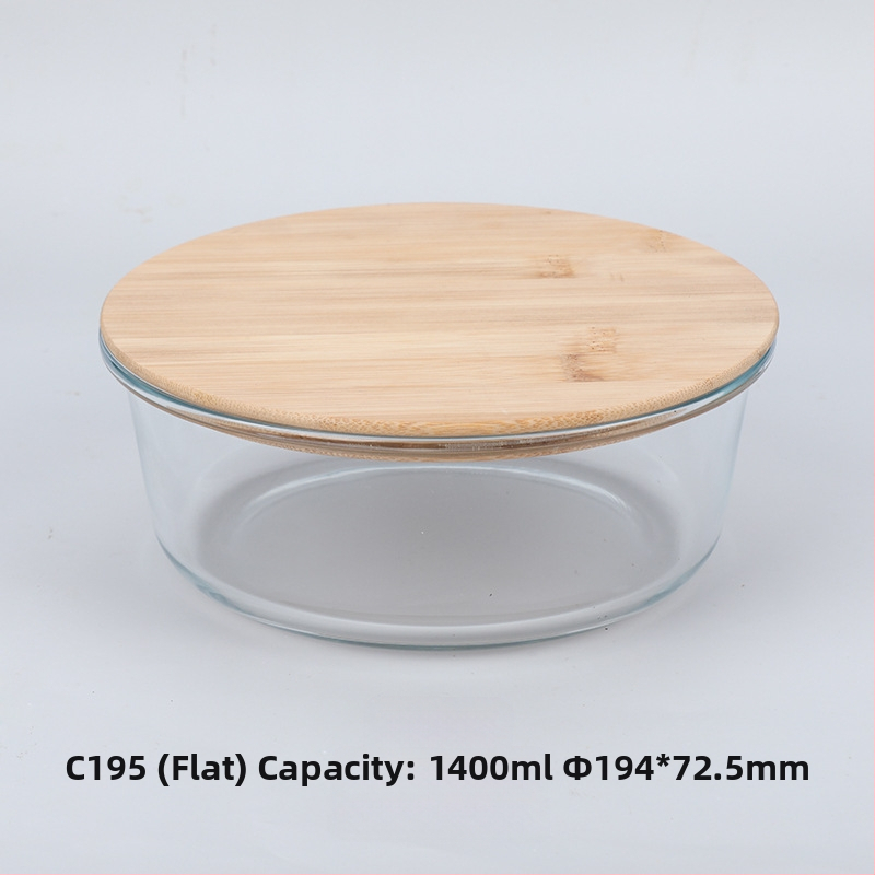 Veľkoobchodná obedárová krabička z bambusového dreva s viečkom z dreva, sklenená krabička na uchovávanie čerstvosti, žiaruvzdorné sklo s vysokým borosilikátovým povrchom, japonská obedárová krabička, mikrovlnná rúra
