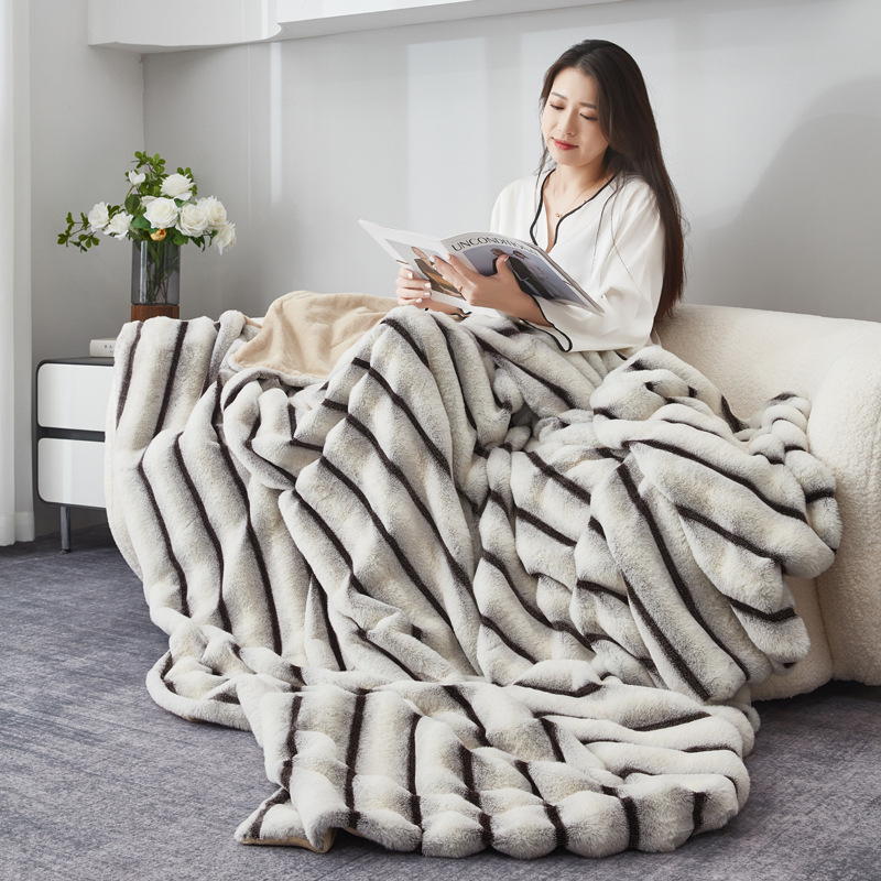 Talvine tekk Tokas karusnahast tekk mull suur jänese karusnahast tekk Rex jänese karusnahast soe diivanitekk paksendatud tekk