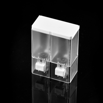 Modernus ir paprastas viešbučio pakabinamas sieninis muilo dozatorius be perforatoriaus ir be pėdsakų, skirtas virtuvei ir vonios kambariui