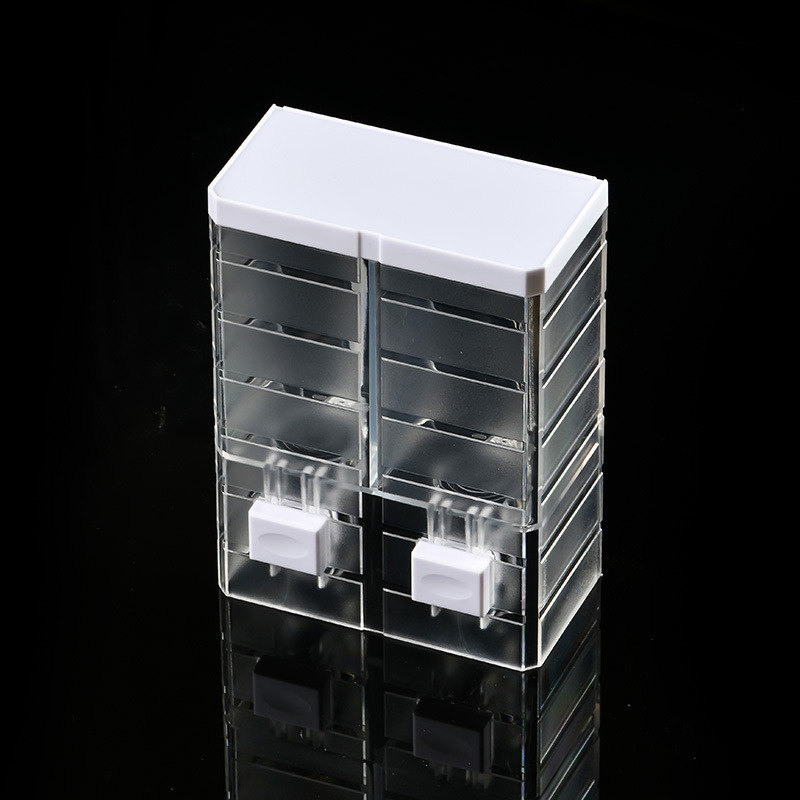 Modernus ir paprastas viešbučio pakabinamas sieninis muilo dozatorius be perforatoriaus ir be pėdsakų, skirtas virtuvei ir vonios kambariui