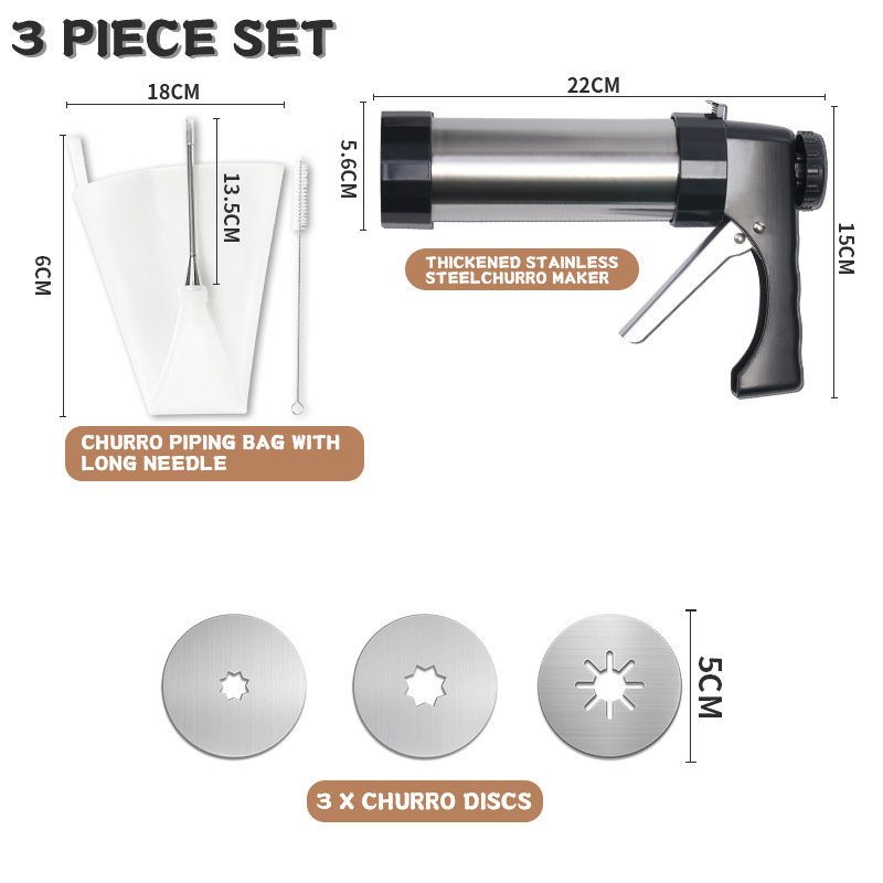 Piiriülene leibkonna Hispaania praetud tainapulkade masin Lääne-Ladina puuviljamasin Hispaania praetud tainapulkade masin Leibkonna soodne puuviljamasin